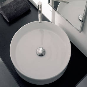 Scarabeo Geo Aufsatzwaschbecken rund, Durchmesser 45cm, art. 8029 wei�