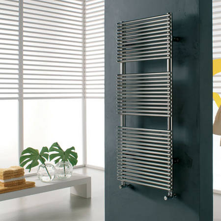 Elen inox lucido, Cordivari Design, Badheizk�rper in Edelstahl hochglanz-poliert, Gr��e 600x1160mm