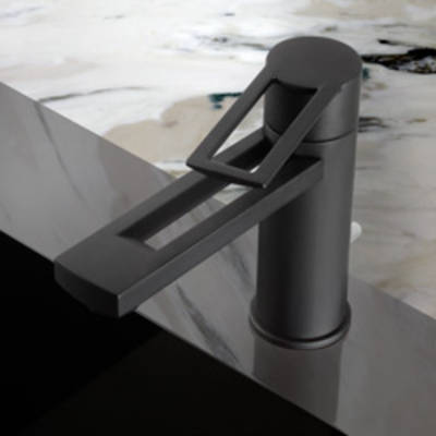 Gessi Transparenze Waschtischmischer schwarz, art. 34201.299