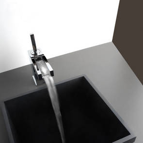 Gessi Rettangolo Cascata Waschtischmischer chrom, art. 30901.031