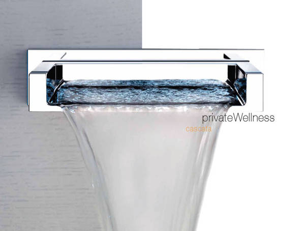 Gessi Privatewellness Wand-Wasserfall f�r Dusche und Badewanne