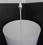 Goccia Armaturen by Gessi + Tuba Waschtisch by Antonio Lupi