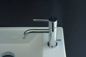 Gessi Small Waschtischmischer chrom, art. 24101.031 ausgestellt in der Sanikal B�derausstellung Brixen
