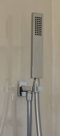 Rettangolo Brauseset, inkl. Wandhalter und Schlauch, art. 20123.031 Restposten, neu und originalverpackt Abverkauf zum Sonderpreis
