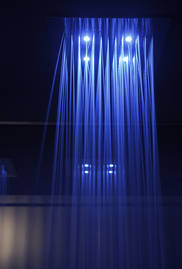 Gessi Privatewellness Colour Kopfbrause zum Deckenb�ndigen Einbau, art. 32855+32927.238 im Bild Funktion Regen
