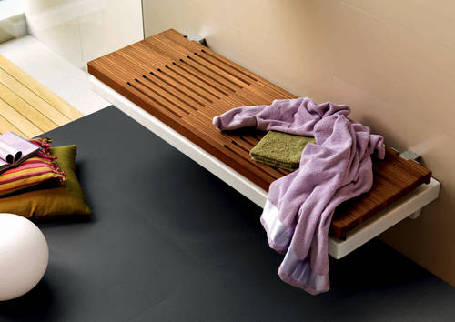 G-Full WC und Bidet in einem Teil vereint, mit Abdeckung zum Sitzen oder Liegen, mit Teak-Holz oder Kunststoff-Abdeckung