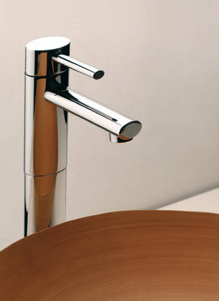 Gessi Ovale Waschtischmischer hoch chrom f�r Aufsatzwaschtische, art. 11944.031