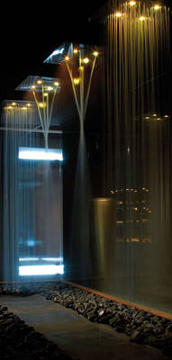 Gessi Privatewellness Colour Brause, 500x500mm, Led Beleuchtung, Farblicht,  Funktionen: Nieselregen, Wasserfall, Nebel - Spr�hregen, art. 32855 (Einbaurahmen) + art. 32927.238 (Sichtteil), Edelstahl Hochglanz (chrom)