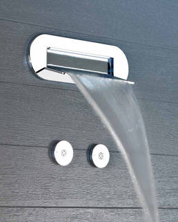 Privatewellness Tondo Wasserfall f�r Dusche oder Badewanne, art. 39892.031+39890.031, ab April 2012 lieferbar