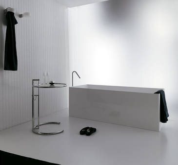 Colacril Dual Badewanne freistehend rechteck, art. 961670, in Polymineral wei�, art. 961670