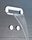 Privatewellness Cascata Tondo Light Wasserfall by Gessi