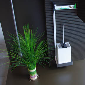 Gessi Rettangolo WC-B�rstengarnitur inkl. Rollenhalter chrom, art. 20867.031