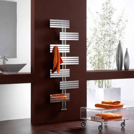 Babyla inox lucido, Cordivari Design, Badheizk�rper in Edelstahl hochglanz-poliert, Gr��e 600x1500mm