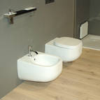 Abol WC Bidet wandh�ngend wei� by Antonio Lupi