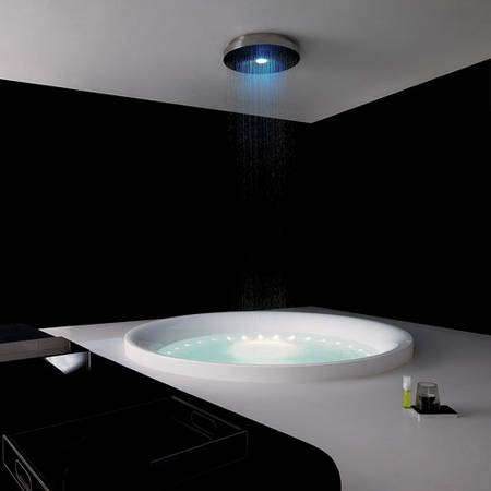 Geo 180, Kos Italia, Design Ludovica und Roberto Palomba, runde Badewanne, Gr��e �1800x550mm, Farbe wei�