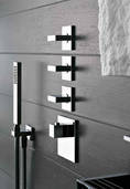 Rettangolo Thermostat und Brauseset