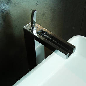Gessi Rettangolo Cascata Wasserfall Armatur f�r Waschtisch chrom, art. 30901.031