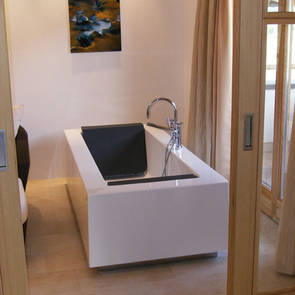 Grande semi incasso, Kos Italia, Design Ludovica & Roberto Palomba, Halbeinbau-Badewanne, Gr��e 1940x900x300mm, Farbe: wei�