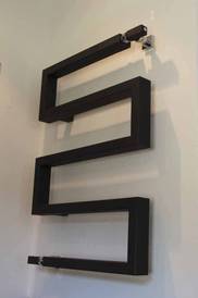 Scirocco Snake 50 Heizk�rper Farbe schwarz matt, Ma�e: 500x710mm