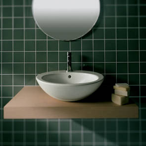 Hatria Happy Hour 02:00 Aufsatzwaschtisch 475x475mm wei�, art. Y0M6
