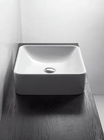 Flow Aufsatzwaschtisch 39,5x39,5cm wei�, art. FL 11