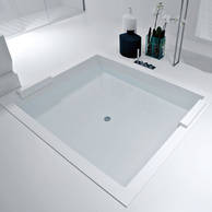 antoniolupi Biblio Einbaubadewanne, in Corian gefertigt, 1860x1600mm, art. BIBLIOXL, Design by Nevio Tellatin