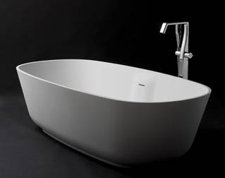antoniolupi Ba�a Badewanne freistehend oval, Design Carlo Colomo, Gr��e 1850x900mm H-50cm in Cristalplant, art. BA�A, Antonio Lupi by Sanikal