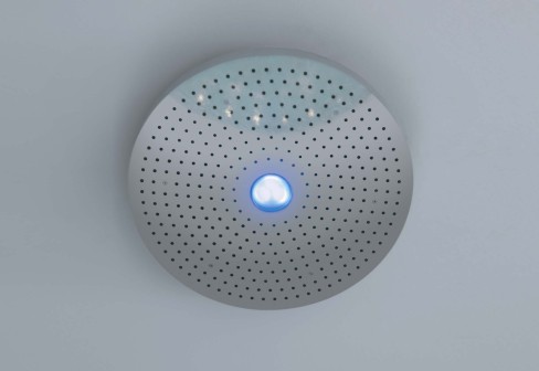 Serie Shower, Zucchetti Rubinetterie, Deckenbrause �500mm mit LED-Licht und 400 Regeld�sen, art. Z94197, Oberfl�che verchromt