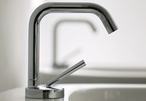Serie Isystick, Zucchetti Italia, Design Matteo Thun, Waschtisch-Einhebelmischer, art. ZP1195, Oberfl�che verchromt
