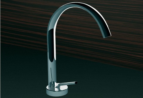 Serie Isyfresh, Zucchetti Rubinetterie, Design Matteo Thun, Waschtischmischer, art. ZP2258, Oberfl�che verchromt